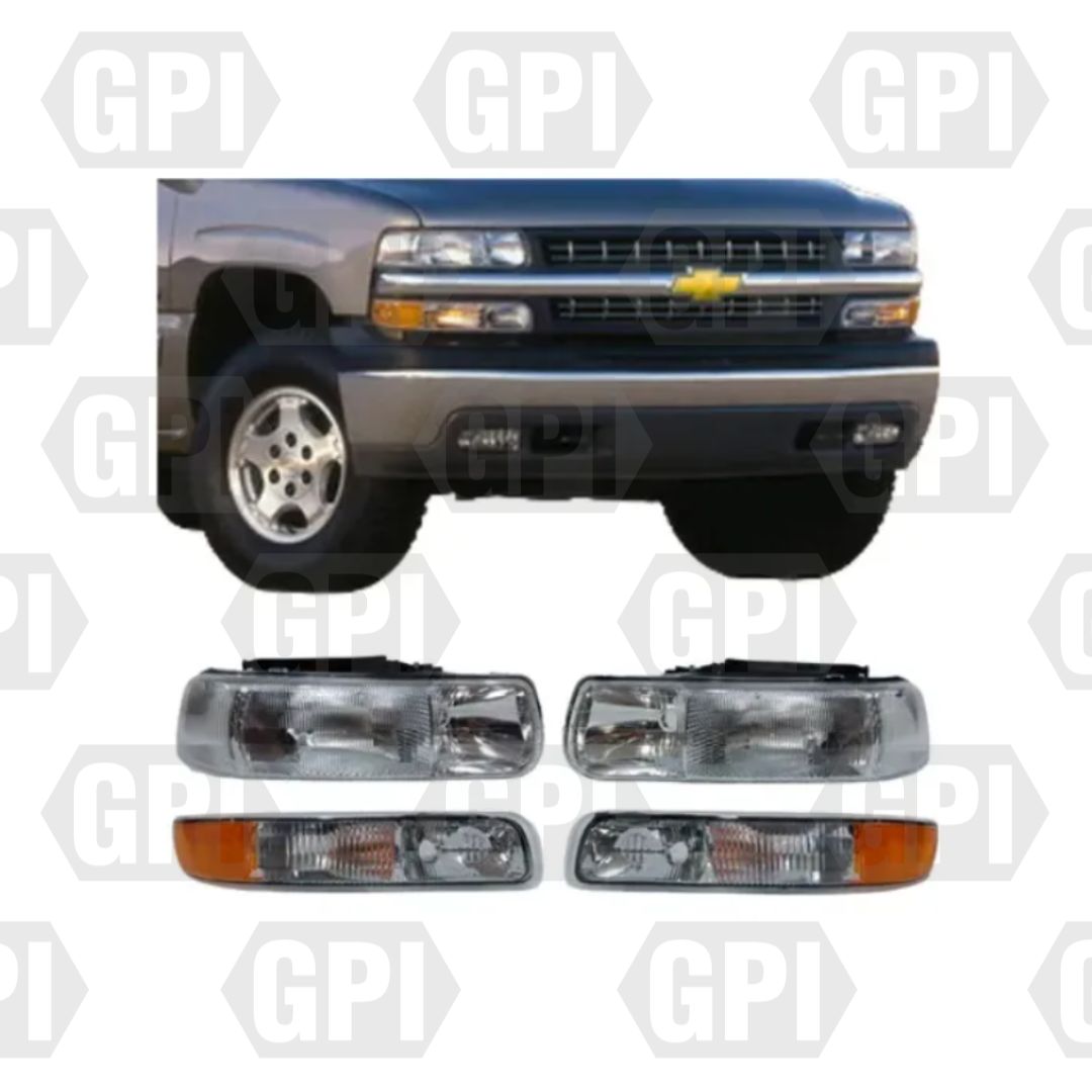 Kit Faro Y Cocuyo Chevrolet Silverado Cheyenne 1999-2002