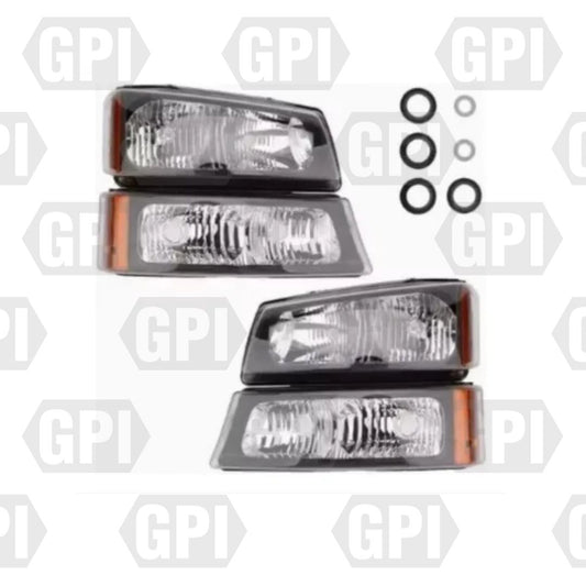 Kit De Faros Chevrolet Silverado Cheyenne 2003 2005