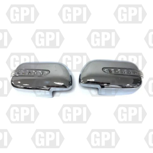 Kit Cobertor De Retrovisor Cromado Toyota Corolla Luz Cruce