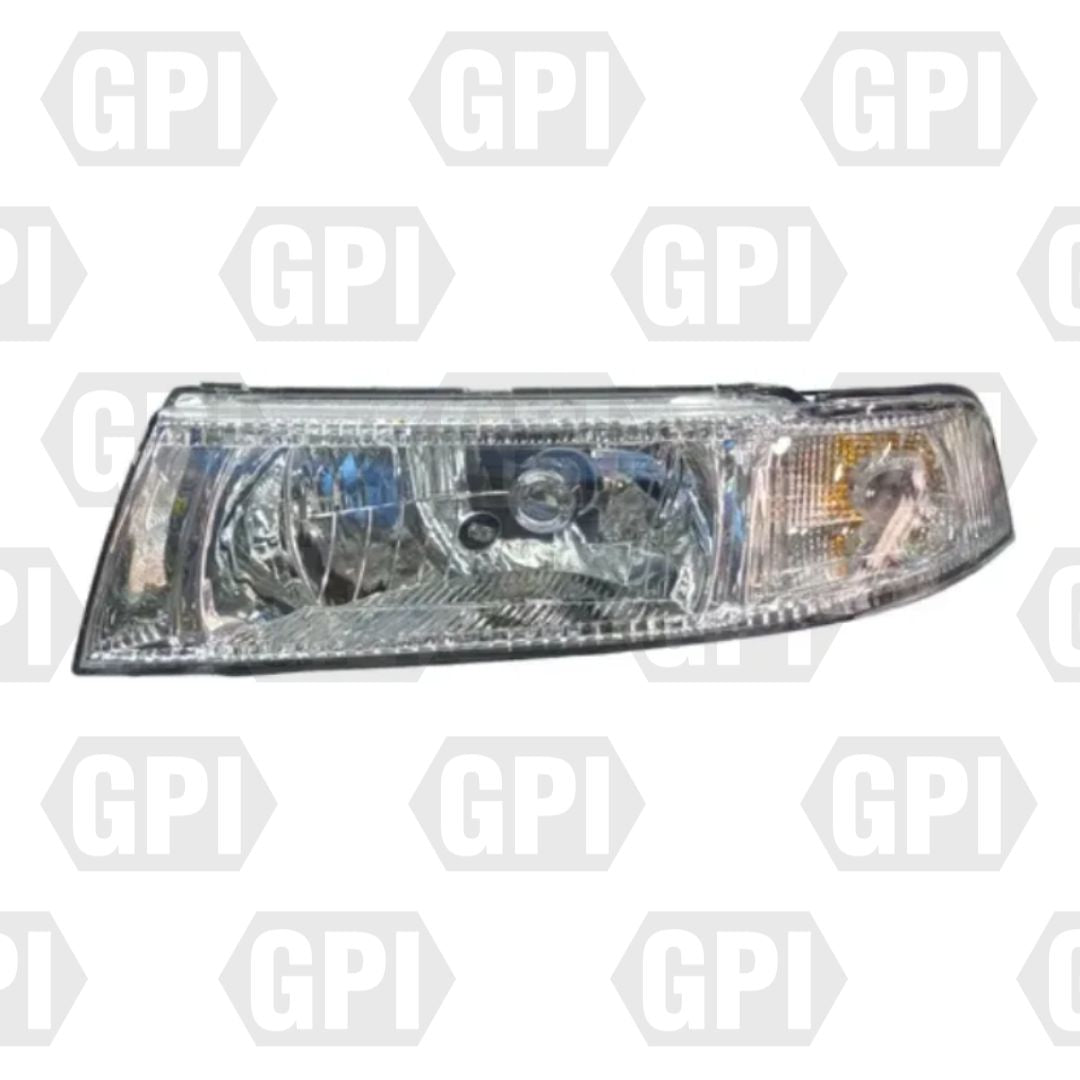 Faro Mitsubishi Lancer Signo Plus Fondo Cromado 09-12